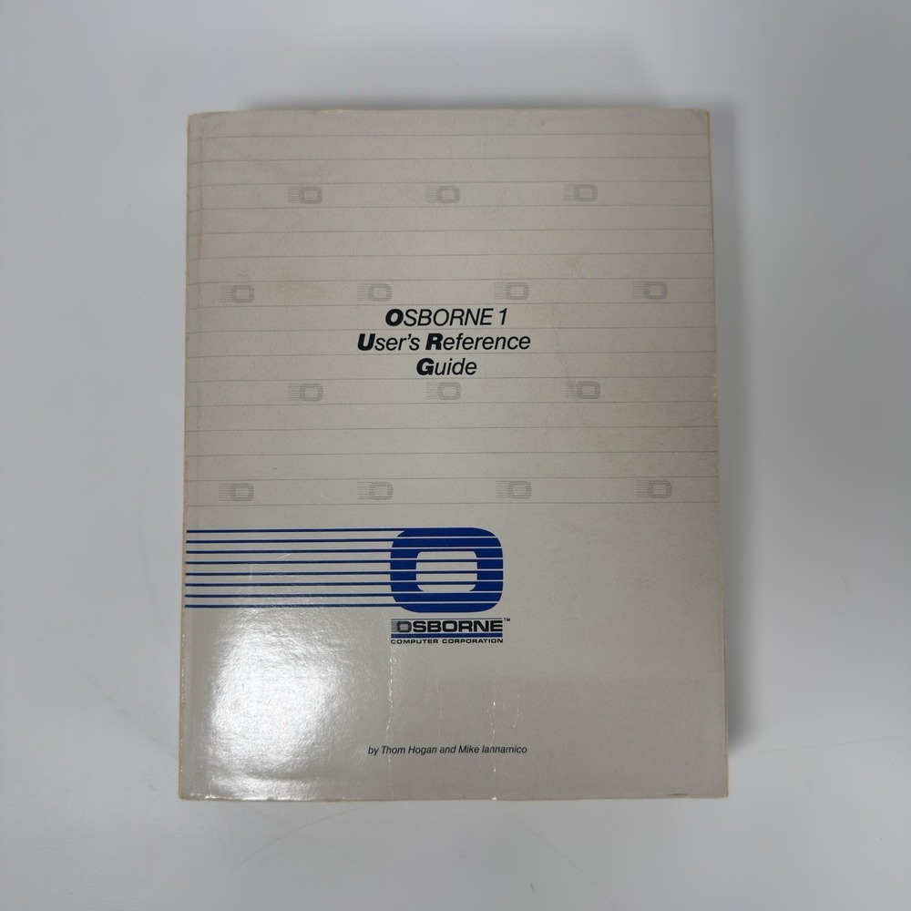 Rare 1981 Osborne 1 Computer User Reference Guide Vintage Manual